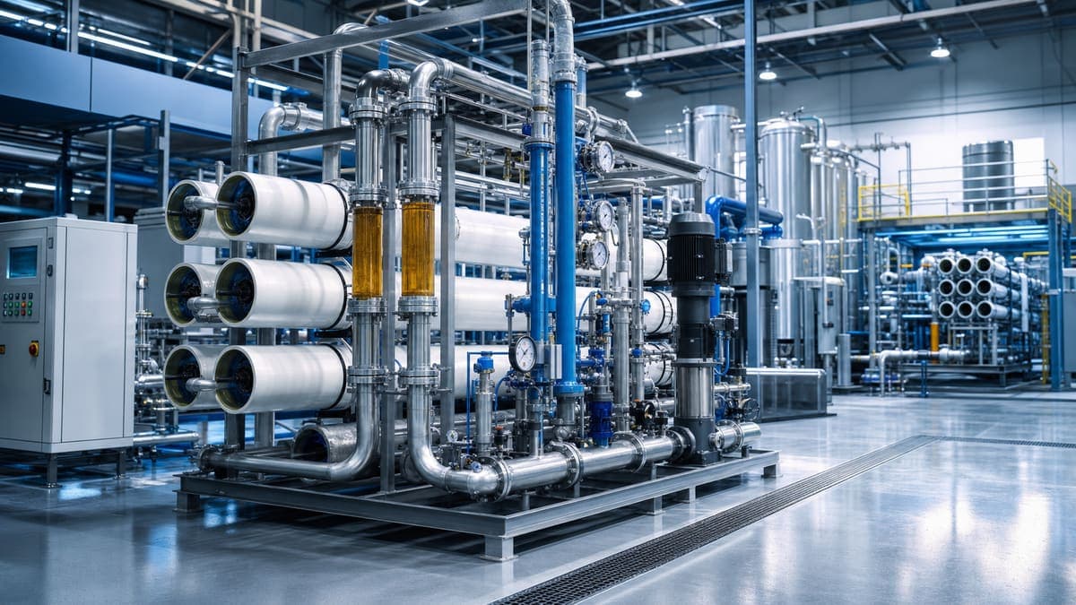 Brine concentration: shrinking volume before disposal or thermal end-points water treatment solution illustration