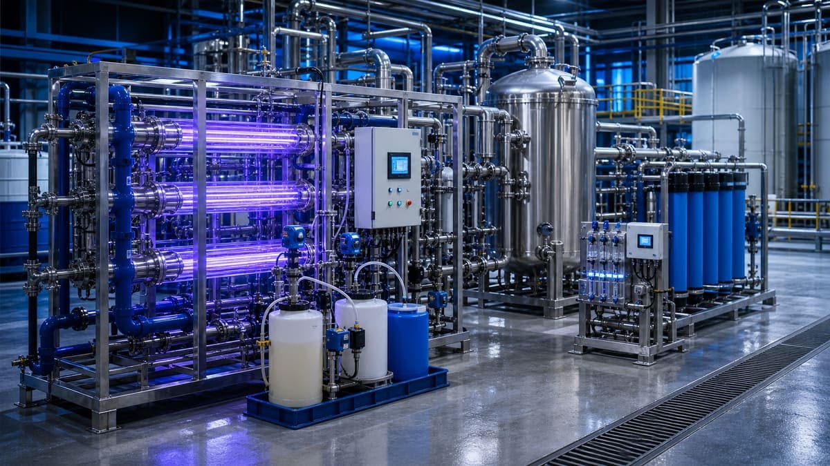 COD and TOC reduction: AOPs and specialty carbon polishing water treatment solution illustration