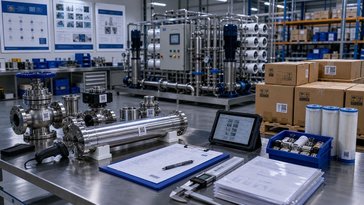 Sourcing Transparency & Audit: field verification for overseas buyers of Chinese water-treatment components water treatment solution illustration