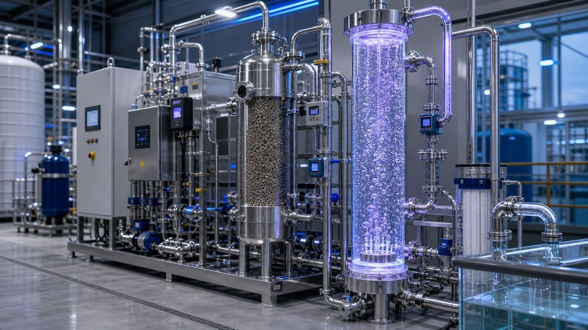 Heterogeneous Catalytic Ozone Oxidation: AOP upgrades for refractory TOC in industrial effluents water treatment solution illustration