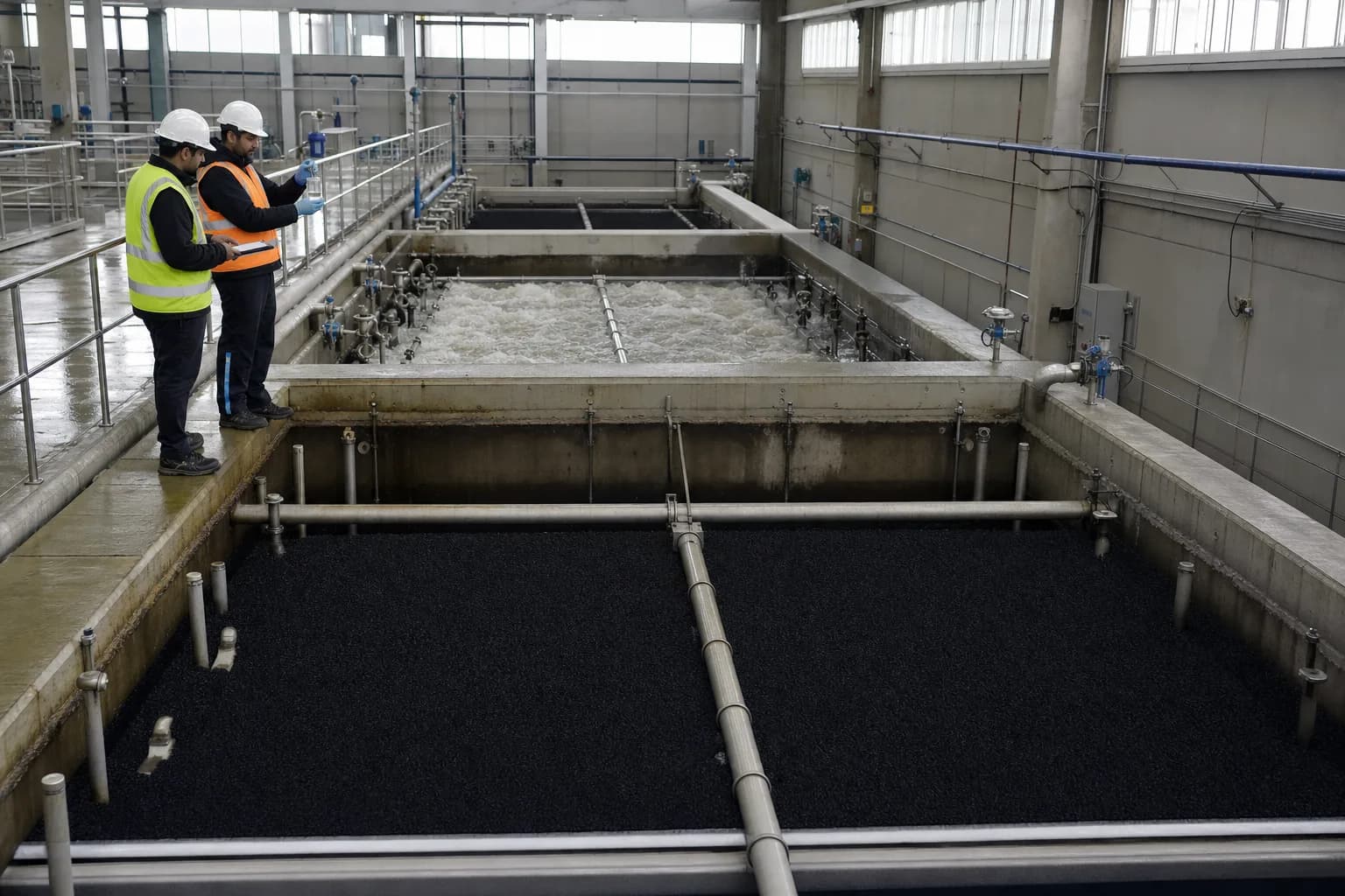 How does activated carbon adsorb odors and micropollutants?