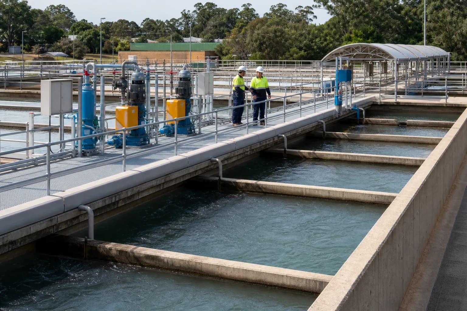 How does chlorine inactivate microorganisms in water?
