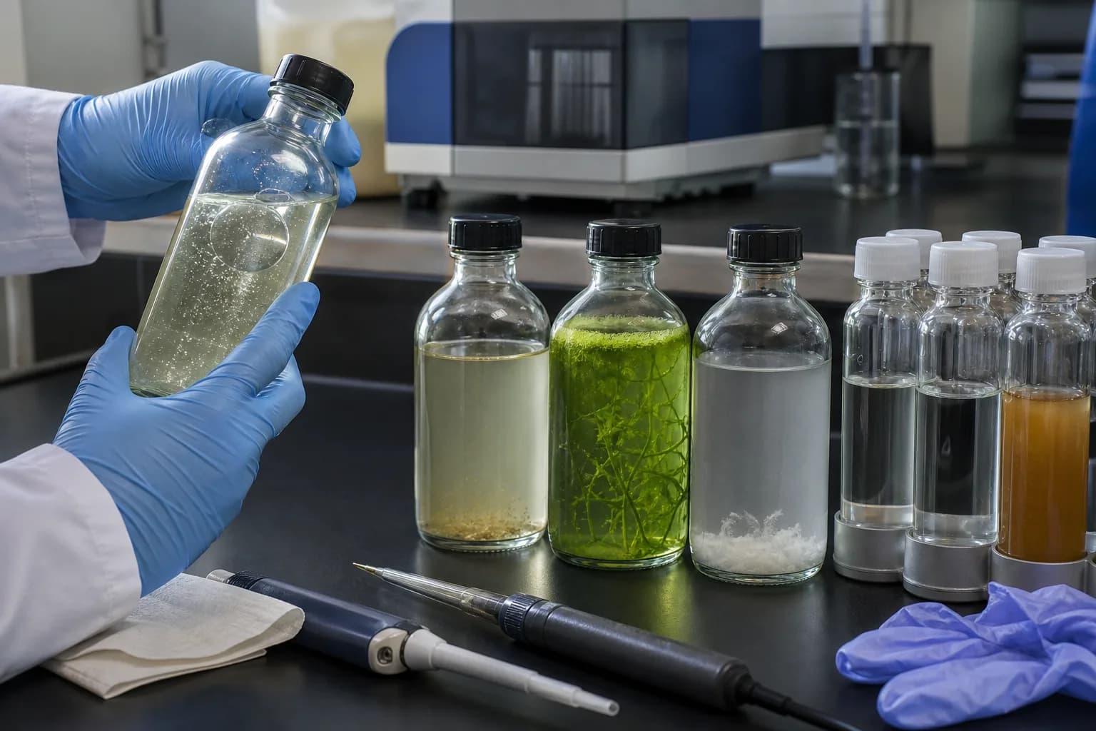 Sample heterogeneity and interference can dominate the result：Suspended-solids sample、Algal or biomass sample、Settled and layered sample、Color, blanks and replicates