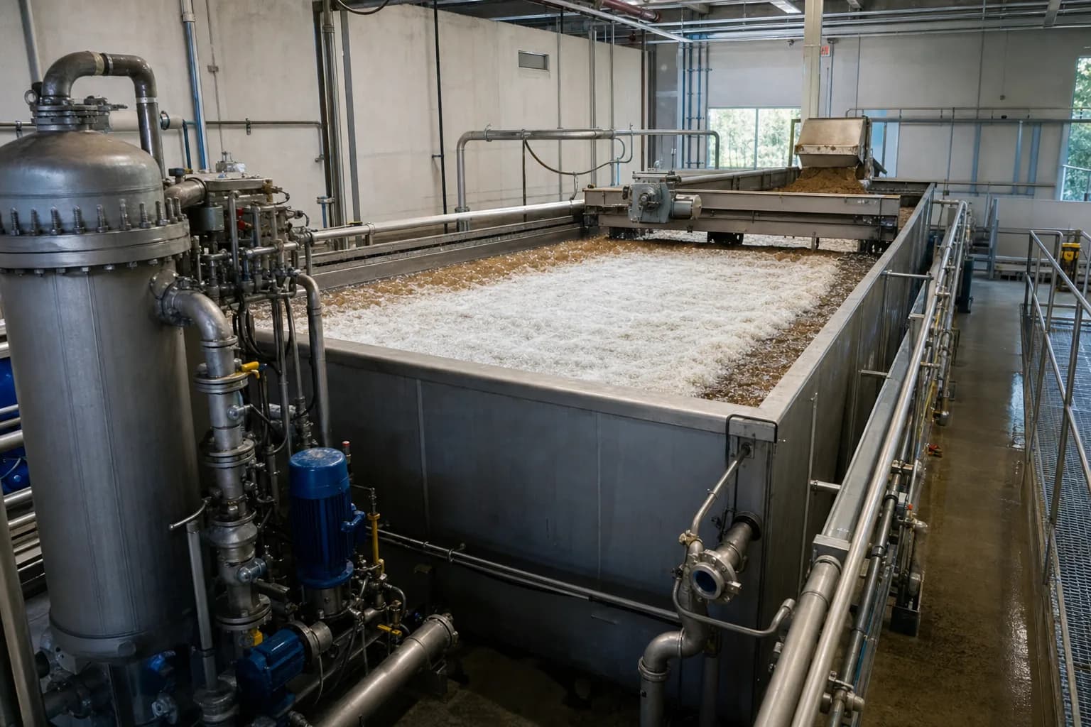 How does dissolved-air flotation use microbubbles to remove contaminants?