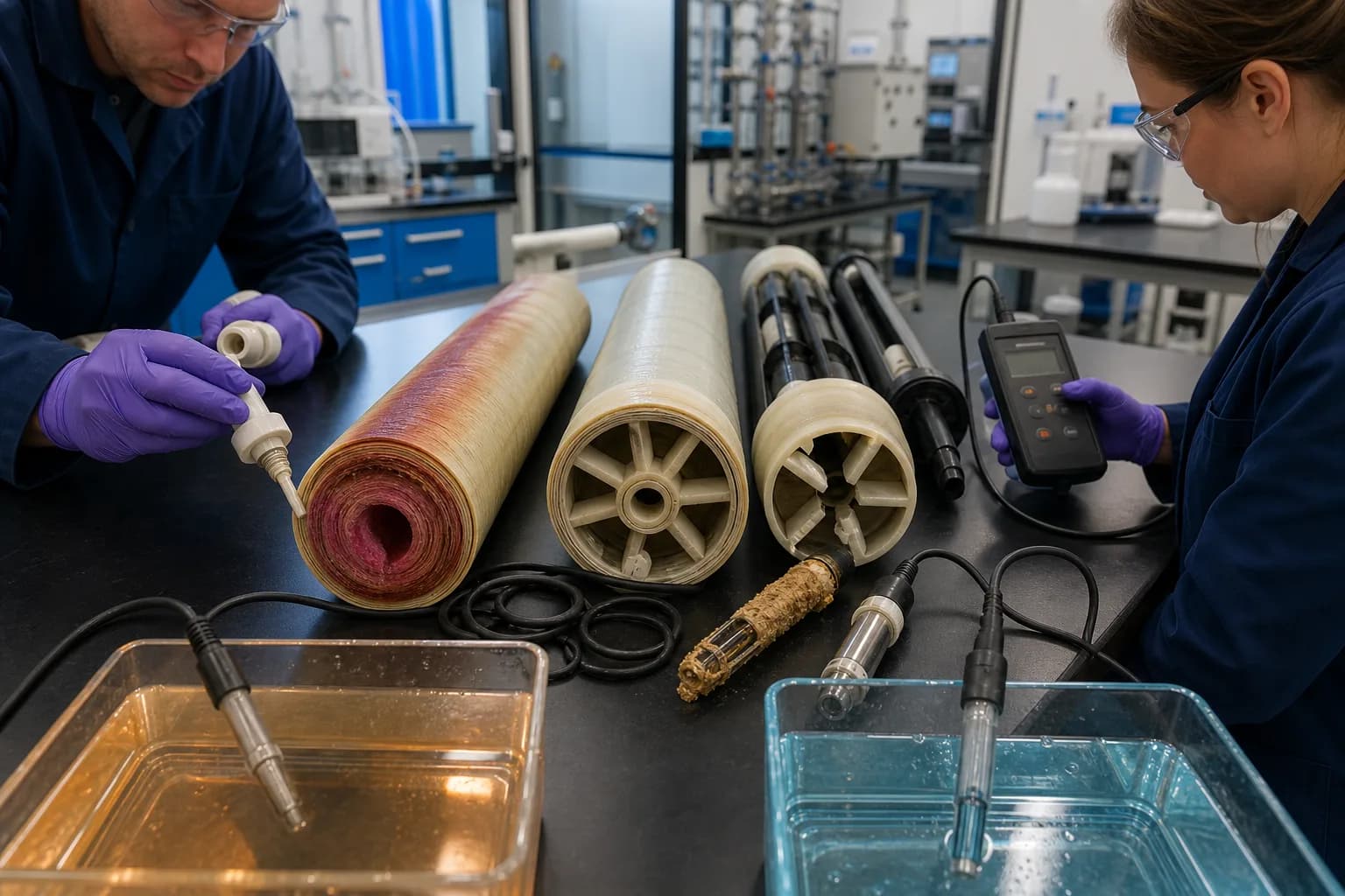 Laboratory comparisons separate oxidation, seal leakage, mechanical breakage and dirty sensors：Discolored sheet and chemical/oxidant exposure、Interconnector, adapter and O-ring seals、Broken end/center tube and mechanical damage、Clean/dirty probes and standard samples