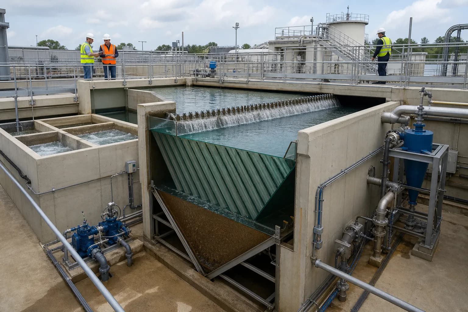 Why is a high-rate clarifier faster than a conventional clarifier?