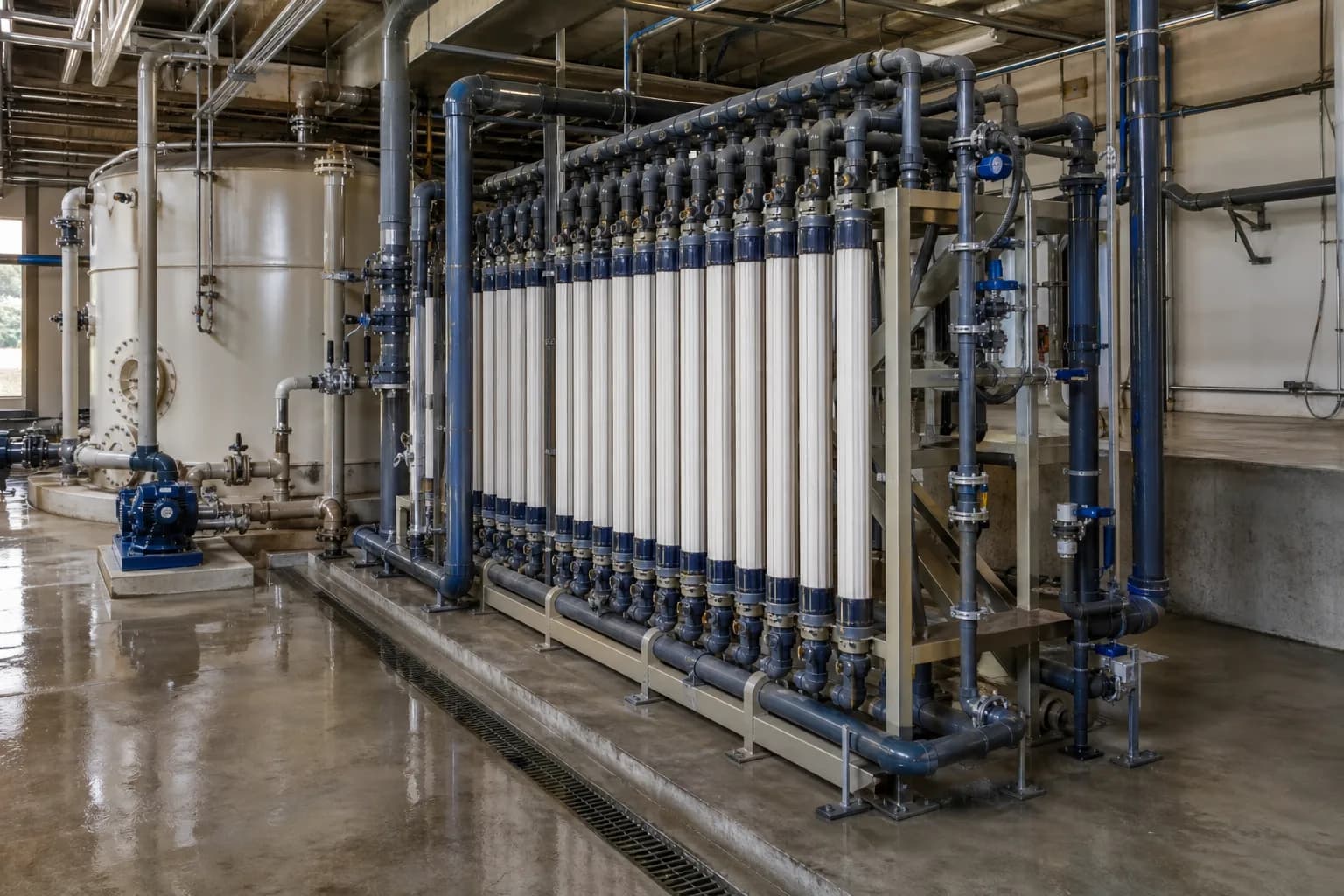 Why can hollow-fiber UF membranes be backwashed?