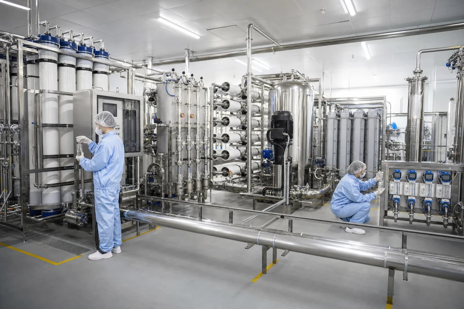 Why do ultrapure-water systems often combine UF, RO and EDI?