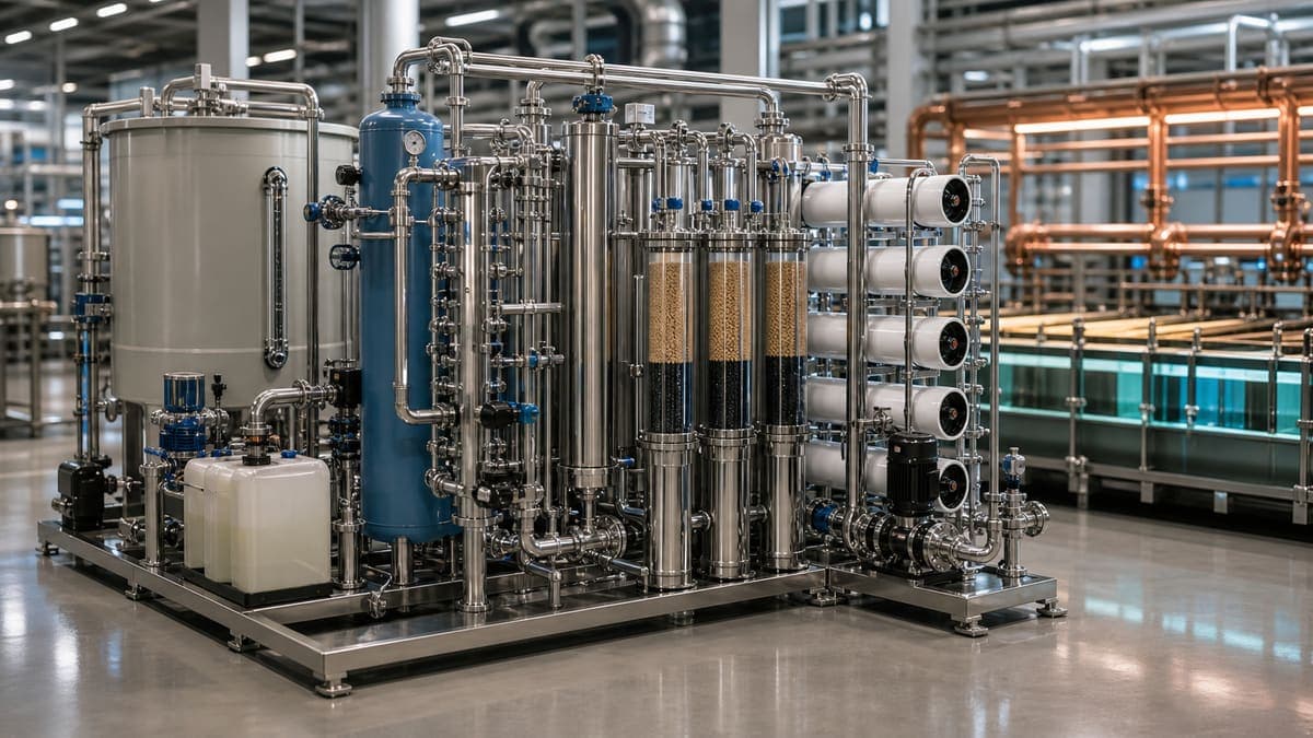 PCB & precision electroplating wastewater: metals recovery and reuse water treatment solution illustration