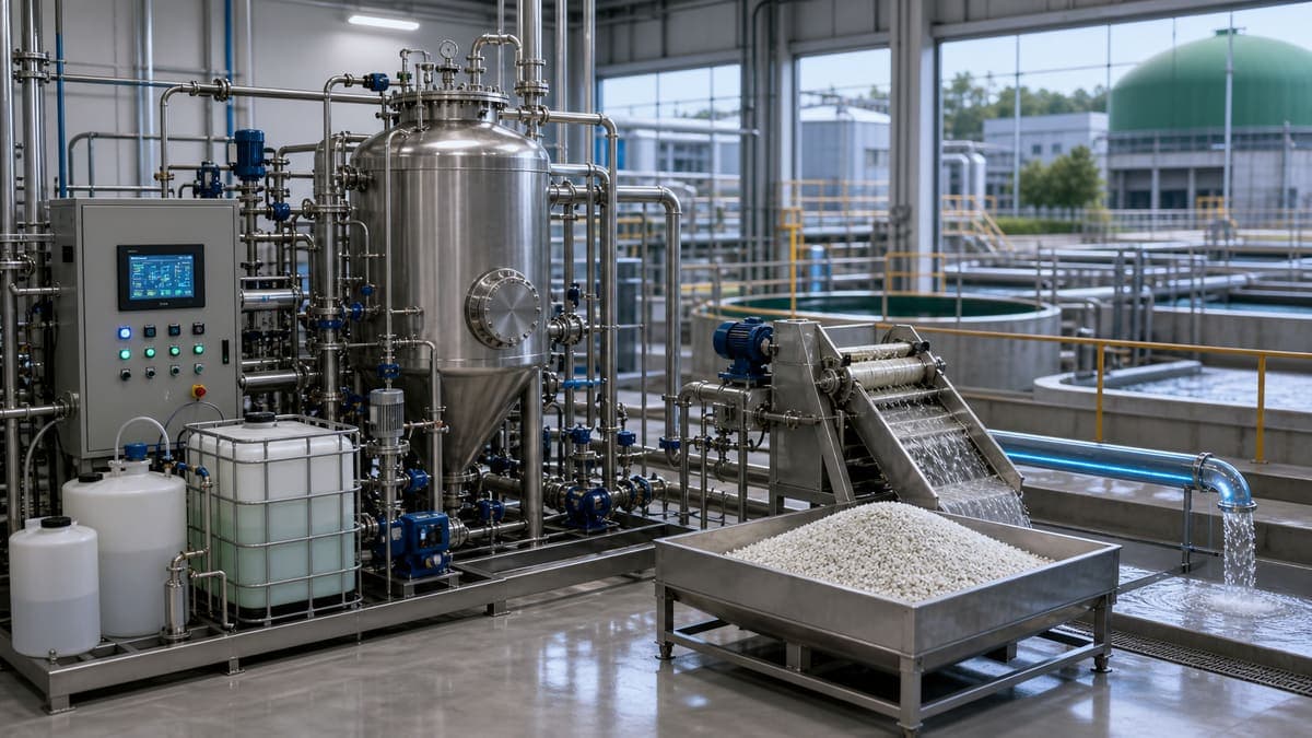 Phosphorus Recovery (Struvite): turning municipal nutrients into slow-release fertilizer water treatment solution illustration