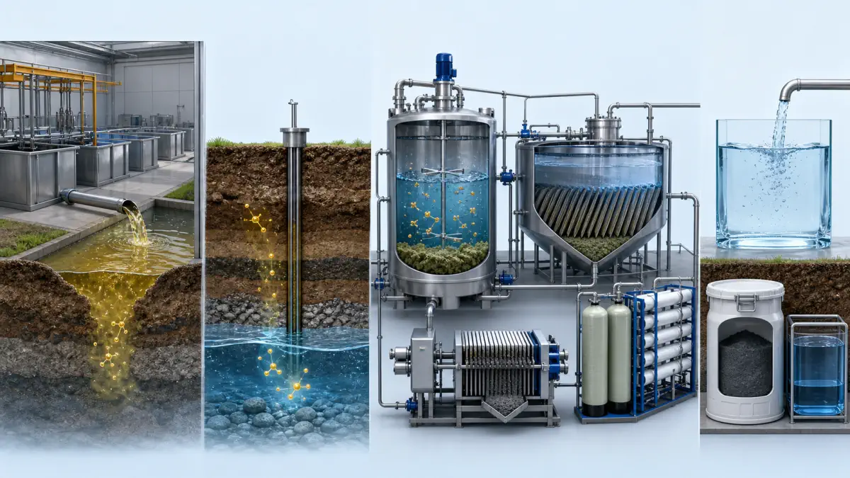 Hexavalent-chromium journey from metal finishing through groundwater transport, reduction, precipitation and residuals capture
